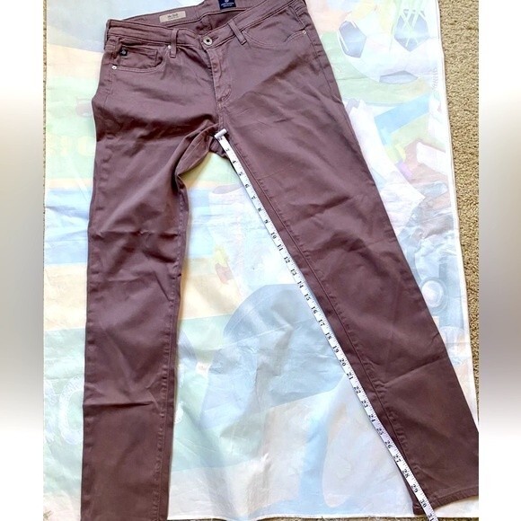 AG Adriano Goldschmied The Stilt Cigarette Leg Skinny Pants Dusty Purple - Picture 3 of 16